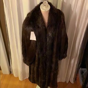 Genuine Beaver Fur Nordstrom Coat LUX Maximilian